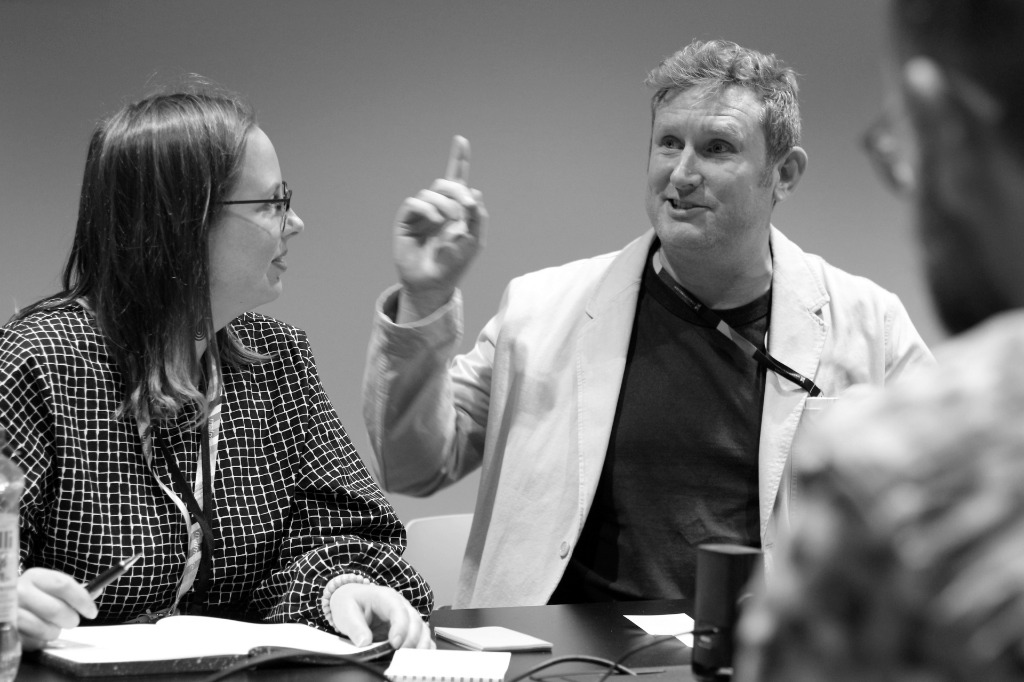 Civil servants collaborating